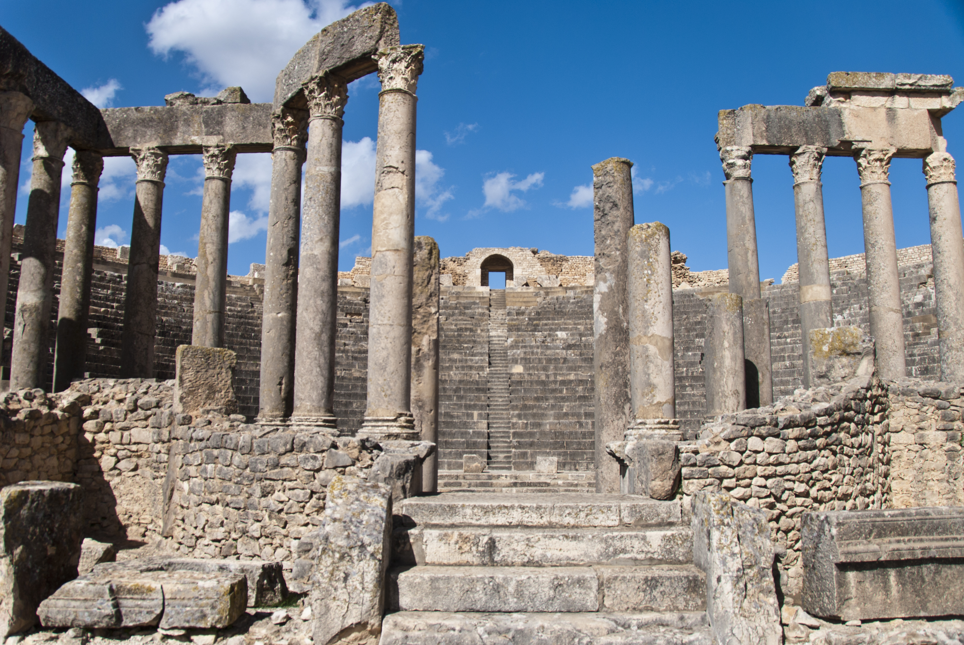 Dougga - römisch archäologische Stätte